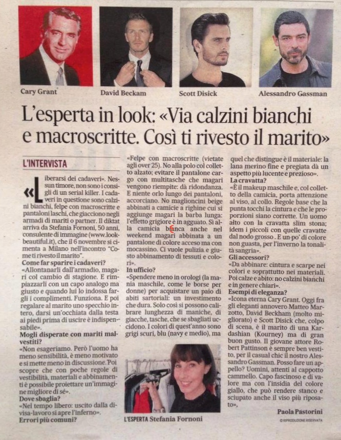 intervista sullo stile maschile